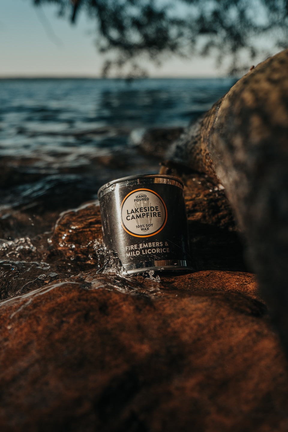 Lakeside Campfire Candle