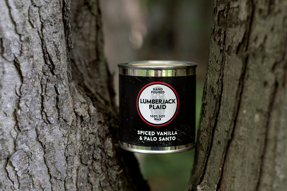 Lumberjack Plaid Candle